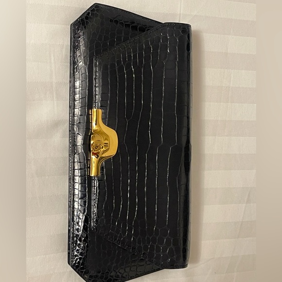 Hermes vintage crocodile envelope bag - Picture 3 of 13